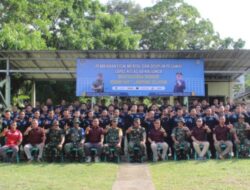 Personel Lapas Kelas IIA Kalianda Latihan Menembak di Makodim 0421/Lampung Selatan