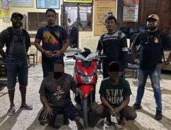 Dua Pelaku Curanmor Dibekuk Tim Resmob Numbay Polresta Jayapura Kota