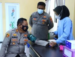 Jelang HUT ke 76 Bhayangkara, Polres Tubaba Gelar Bhakti Kesehatan Donor Darah