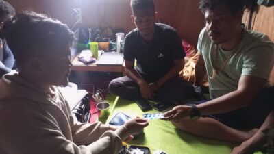 Tim Medis Satgas Binmas Ops Damai Carten-2022 Layani Pengobatan Personel Satgas Gakkum