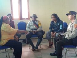 Tim Satgasres Binmas Ops Damai Cartenz 2022 Ajak Warga Ciptakan Kamtibmas