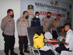 HUT ke 76 Bhayangkara, Biddokkes Polda Aceh Gelar Donor Darah