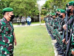 Apel Gelar Pasukan Kunjungan Kerja Presiden RI di Sulawesi Tenggara