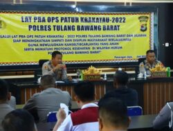 Jelang Ops Patuh Krakatau 2022, Polres Tubaba Gelar Latihan Pra Operasi