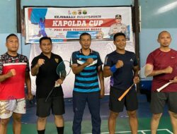 Kejuaraan Bulutangkis Kapolda Cup Dibuka Kapolres Loteng dan Dandim 1620