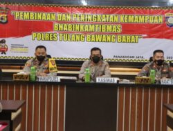 Bhabinkamtibmas Polres Tubaba Dapat Binkatpuan Guna Beri Layanan Terbaik ke Masyarakat