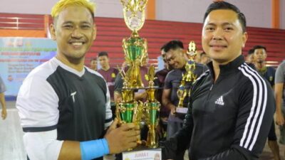 Rayakan Hari Bhayangkara ke 76, Polres Sintang Gelar Turnamen Futsal