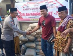 Polres Loteng Bhakti Sosial di Tempat Ibadah, Meriahkan Hari Bhayangkara ke 76