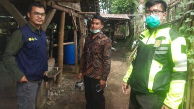 Monitoring Wabah PMK, Bhabinkamtibmas Polres Batu Proaktif Terjun ke Masyarakat