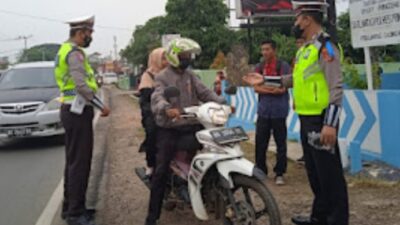 Ops Patuh Krakatau 2022 Polres Pringsewu Tindak 450 Pelanggar