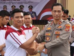 Polres Tubaba Gelar Jalan Sehat dan Senam Aerobik Lagi Usai Dua Tahun Terhenti