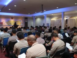 Wujud Rasa Syukur, Personel Polresta Jayapura Kota Ikuti Giat Binrohtal