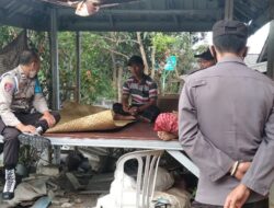 Diduga Gangguan Jiwa, Seorang Warga Desa Lekor Diborgol Polsek Janapria, Loteng
