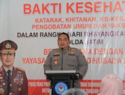Wujudkan Polri Semakin Humanis, Polda Jatim Gelar Bakti Kesehatan