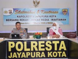 Jalin Silaturahmi dan Kemitraan, Kapolresta Jayapura Kota Diskusi dengan Rekan Media