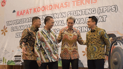 Kawal Jabar Zero New Stunting, Wakil Wali Kota Sukabumi Hadiri Rakor TPPS