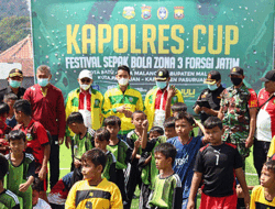 Kapolres Cup Festival Sepak Bola Zona 3 FORSGI Jatim Dibuka AKBP Oskar
