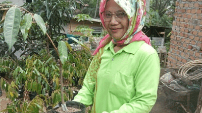Manfaatkan Dana Ketahanan Pangan, Pemdes Blumai 2, Bengkulu Bagikan Bibit Durian