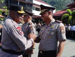 Kapolresta Jayapura Kota Resmi Sandang Pangkat Komisaris Besar Polisi