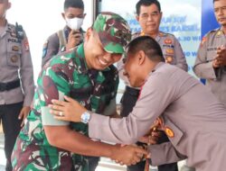 Dandim 1012/Buntok Letkol Inf Hendro Wicaksono Anjangsana Ke Polres Barito Selatan