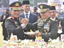 Pangdam I/BB Hadiri Upacara dan Syukuran Hari Bhayangkara ke 76 di Mapoldasu