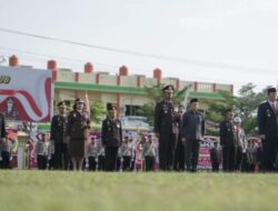 Pj Bupati OKU Hadiri Upacara Syukuran Hari Bhayangkara ke-76 di Mapolres