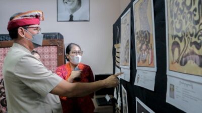 Upaya Pelestarian Budaya Nusantara, Diskerpus Badung Gelar Pameran Baligrafi Tulisan Bali