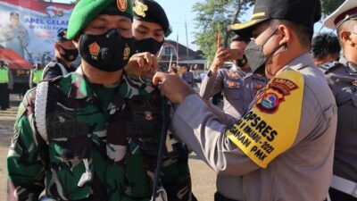 Kapolres Loteng Pimpin Apel Gelar Pasukan Operasi Patuh Rinjani 2022