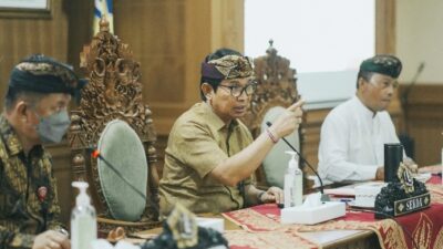 Rapat Satgas Covid-19, Pemkab Badung Upayakan Percepatan Vaksinasi Booster bagi Masyarakat