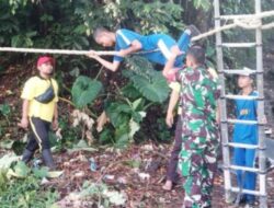 Sebanyak 600 Pelajar SMKN 1 Tonjong, Brebes Ikuti Outbound Militer