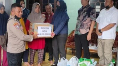 Polisi Salurkan Tali Asih ke Keluarga Korban Tewasnya Binaan LPKA Provinsi Lampung