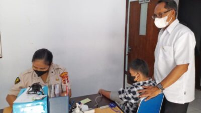Poliklinik Pratama Polresta Jayapura Kota Berikan Layanan Vaksinasi Setiap Hari