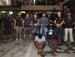 Tim Resmob Numbay Ciduk Dua Pelaku Curanmor, Satu Penadah dan Barang Bukti