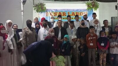Puluhan Anak Yatim Terima Santunan dari Paguyuban PKL Pasar Laron Kota Batu