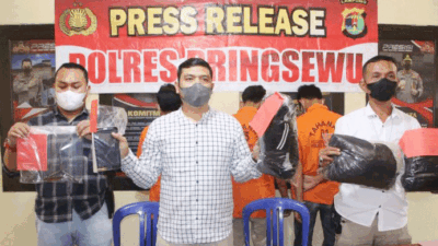 Polres Pringsewu Ciduk Tiga Pelaku Curat
