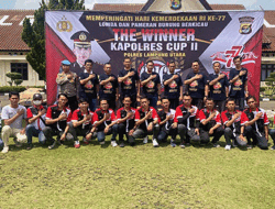 Sambut HUT ke 77 RI, Polres Lampung Utara Gelar Lomba Burung dan Vaksin Gratis