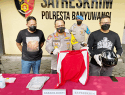 Satreskrim Polresta Banyuwangi  Amankan Pelaku Onani di Taman Sritanjung