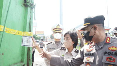 Sweeping Truck Pengangkut Hewan Ternak Antisipasi Penularan PMK di Banyuwangi