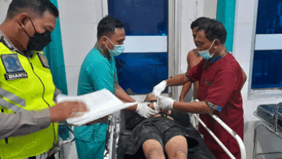 Meninggal di TKP, Pengendara Sepeda Motor Tabrak Tiang Diduga Dibawah Pengaruh Alkohol