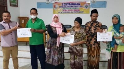 Jelang HUT ke-77 RI, 85 KPM Tiyuh Mercubuana, Tubaba Dapat BLT DD Tahap 3