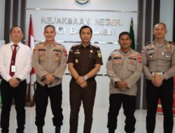 Penguatan Sinergitas Penegakan Hukum, Kapolres AKBP Siswandi Kunker ke Kejari Muba