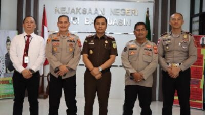 Penguatan Sinergitas Penegakan Hukum, Kapolres AKBP Siswandi Kunker ke Kejari Muba