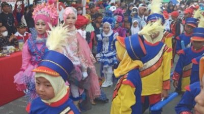 Karnaval HUT ke 77 RI Tingkat Desa Pruwatan, Brebes Diikuti Ratusan Warga