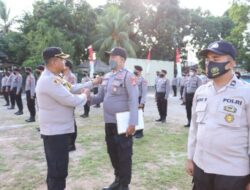 Polres Loteng Kerahkan 124 Personel Amankan Kampanye Pilkades 2022
