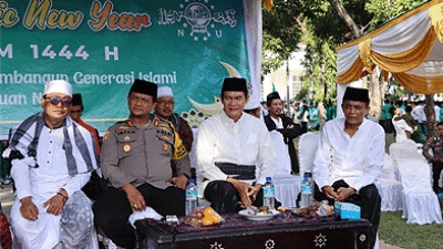 Sambut Tahun Baru Islam, Polres Loteng Gelar Pengamanan Wirid 9 dan Pawai Santri