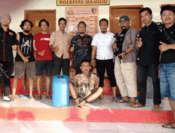 Polresta Mamuju Bekuk Pencuri Uang Ratusan Juta Rupiah di Desa Lumu, Sulbar