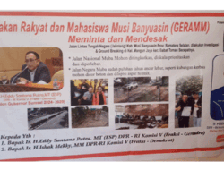 Diduga Kerusakan Jalinteng Kabupaten Muba Akibat Kendaraan Over Tonase