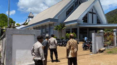 Polisi Lakukan Patroli Dialogis, Agar Jemaat Beribadah Aman dan Nyaman di Kota Jayapura