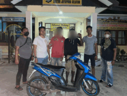 Pelaku Curanmor Tak Berkutik Diringkus Polisi, Juga Ditemukan Barang Bukti Ganja