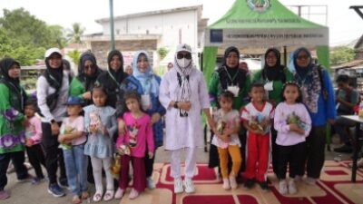 Family Fun Day Hibur Masyarakat Balangan, Digelar Senam Sehat dan Bazaar UMKM